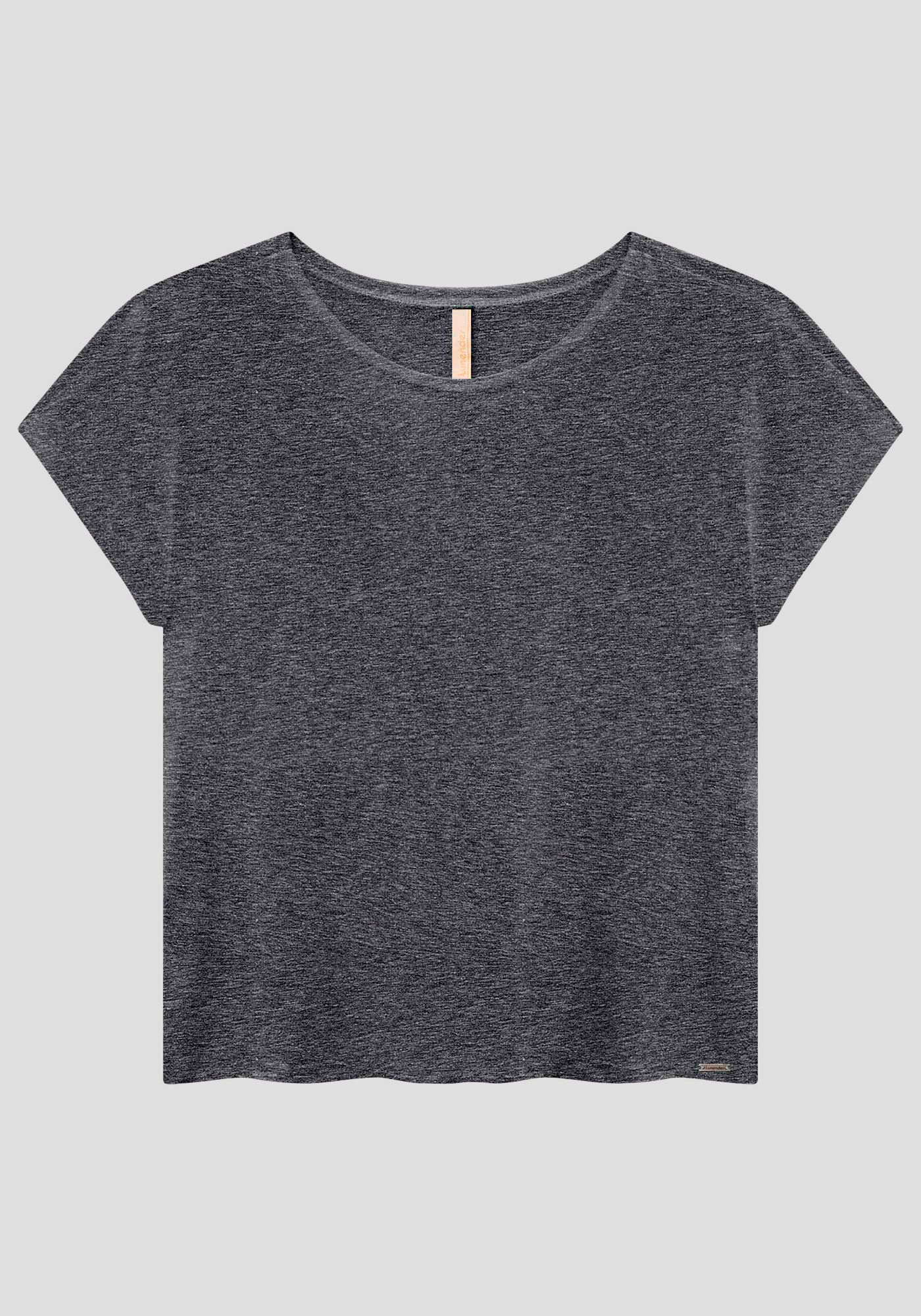 Blusa Lisa B&aacute;sica Em Malha De Viscose Com Elastano, , large.