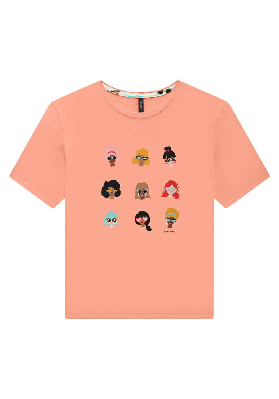 Pijama Estampado em Malha com T-Shirt e Shorts, . Pijama Estampado em Malha com T-Shirt e Shorts, , large.