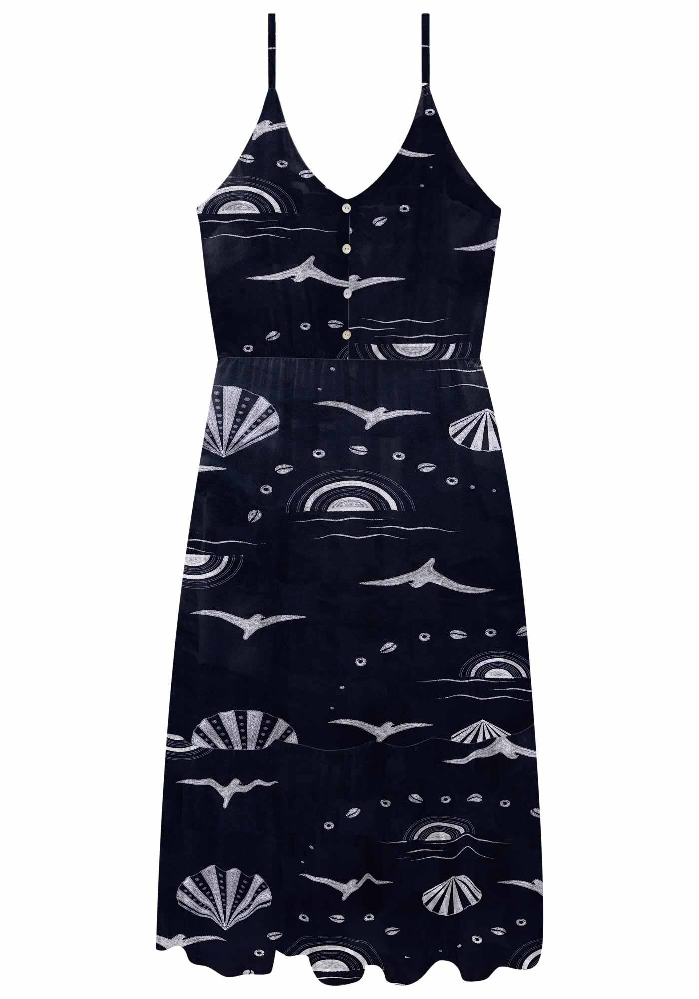 Vestido Midi Rayon Estampado, , large.