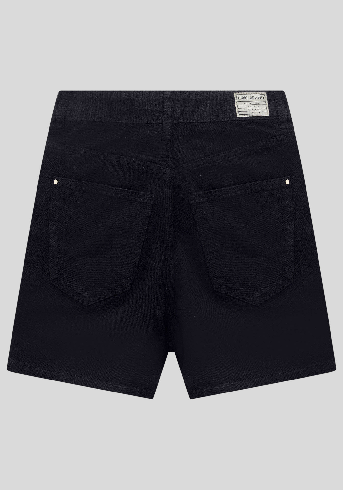 Shorts Sarja Juvenil Mom com Cintura Alta, , large.