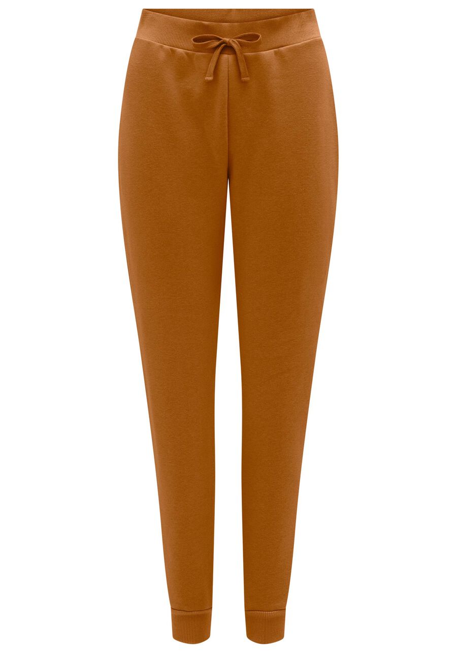 Calça Jogging Com Cadarço Em Malha De Moletom Felpado, . Calça Jogging Com Cadarço Em Malha De Moletom Felpado, , large.