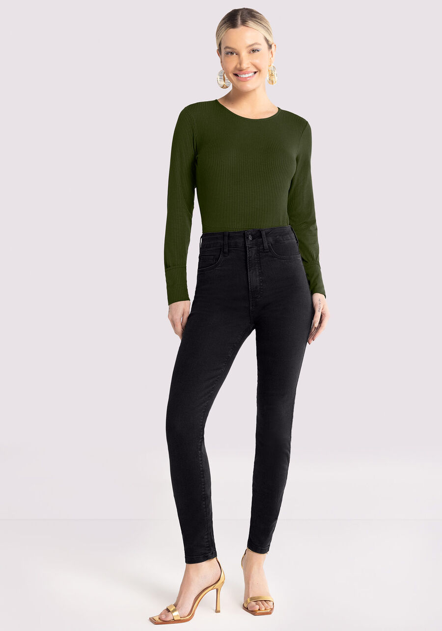 Calça Jeans Skinny Chapa Barriga com Bordado, . Calça Jeans Skinny Chapa Barriga com Bordado, , large.