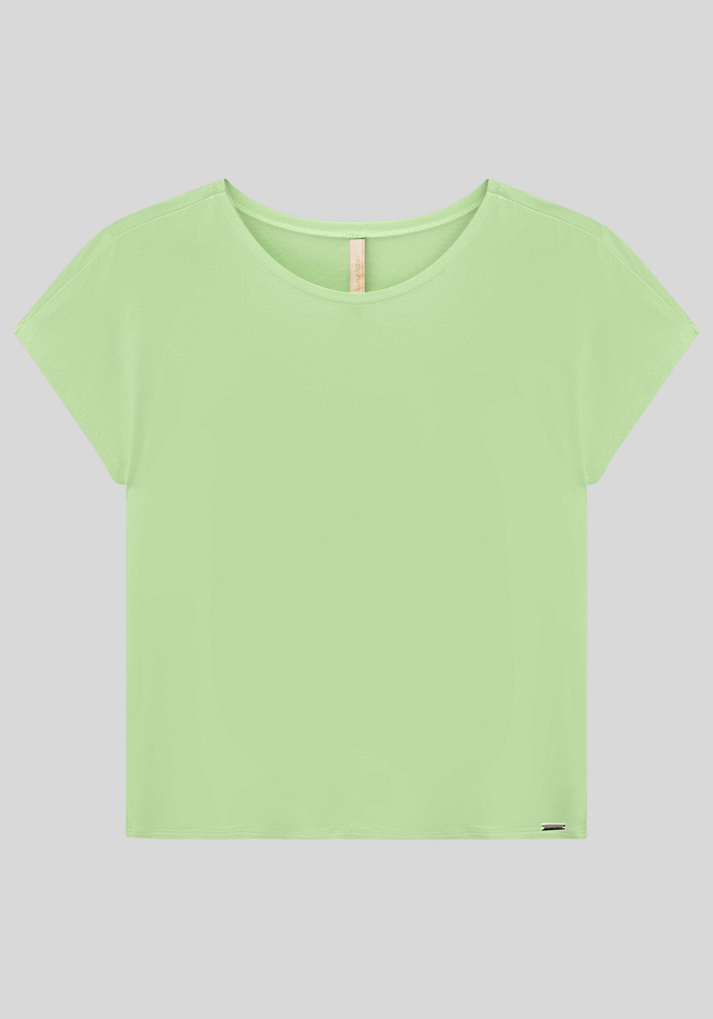 Blusa Lisa B&aacute;sica Em Malha De Viscose Com Elastano, , large.