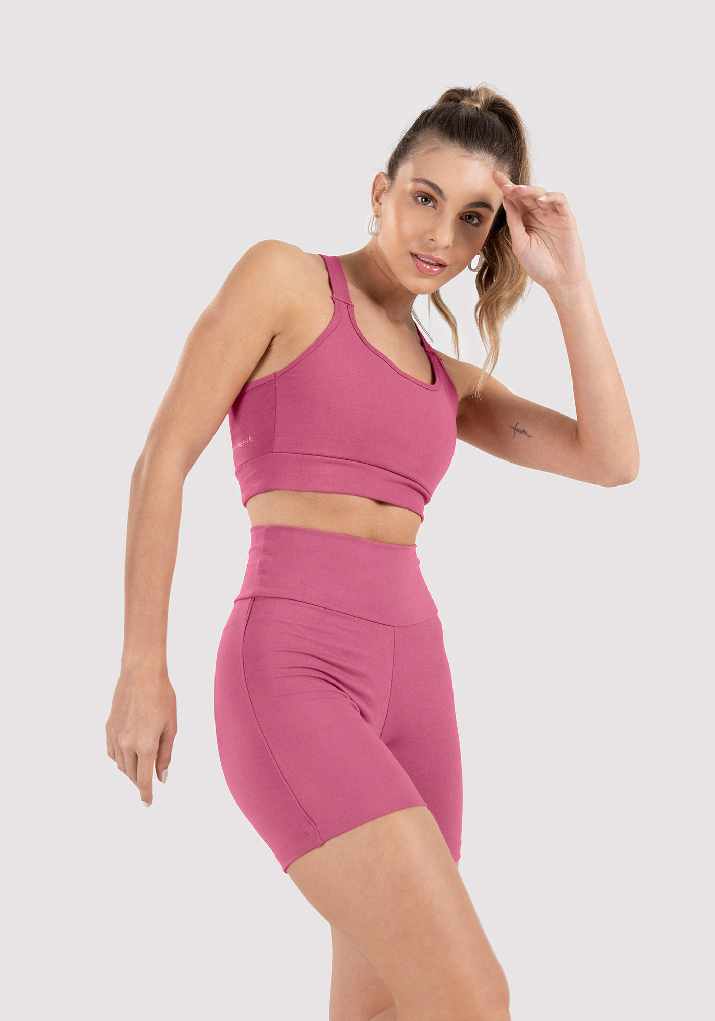 Shorts Com Prote&ccedil;&atilde;o UV E C&oacute;s Largo Em Malha De Poliamida, , large.