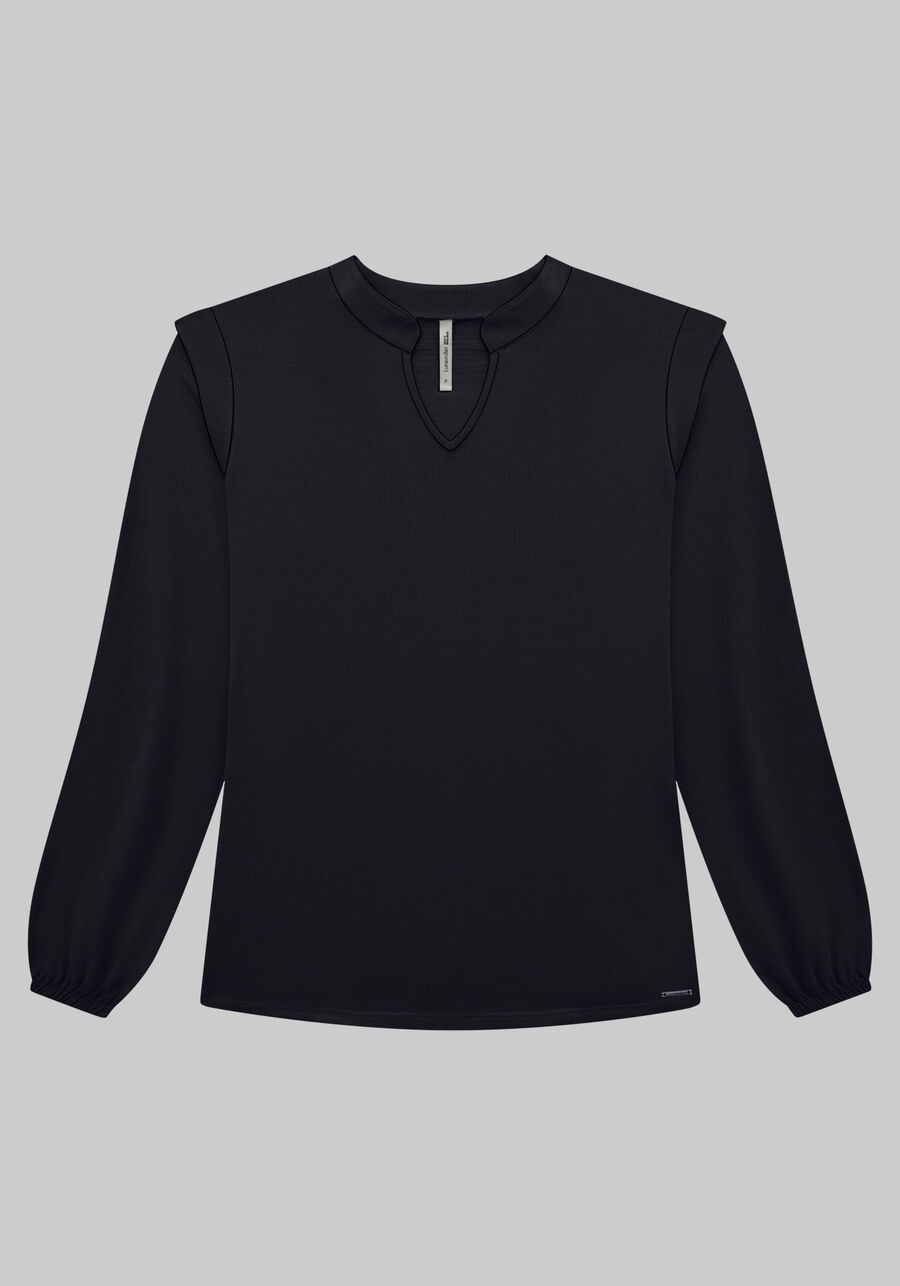 Blusa Plus Size em Malha com Recorte Ombro, . Blusa Plus Size em Malha com Recorte Ombro, , large.