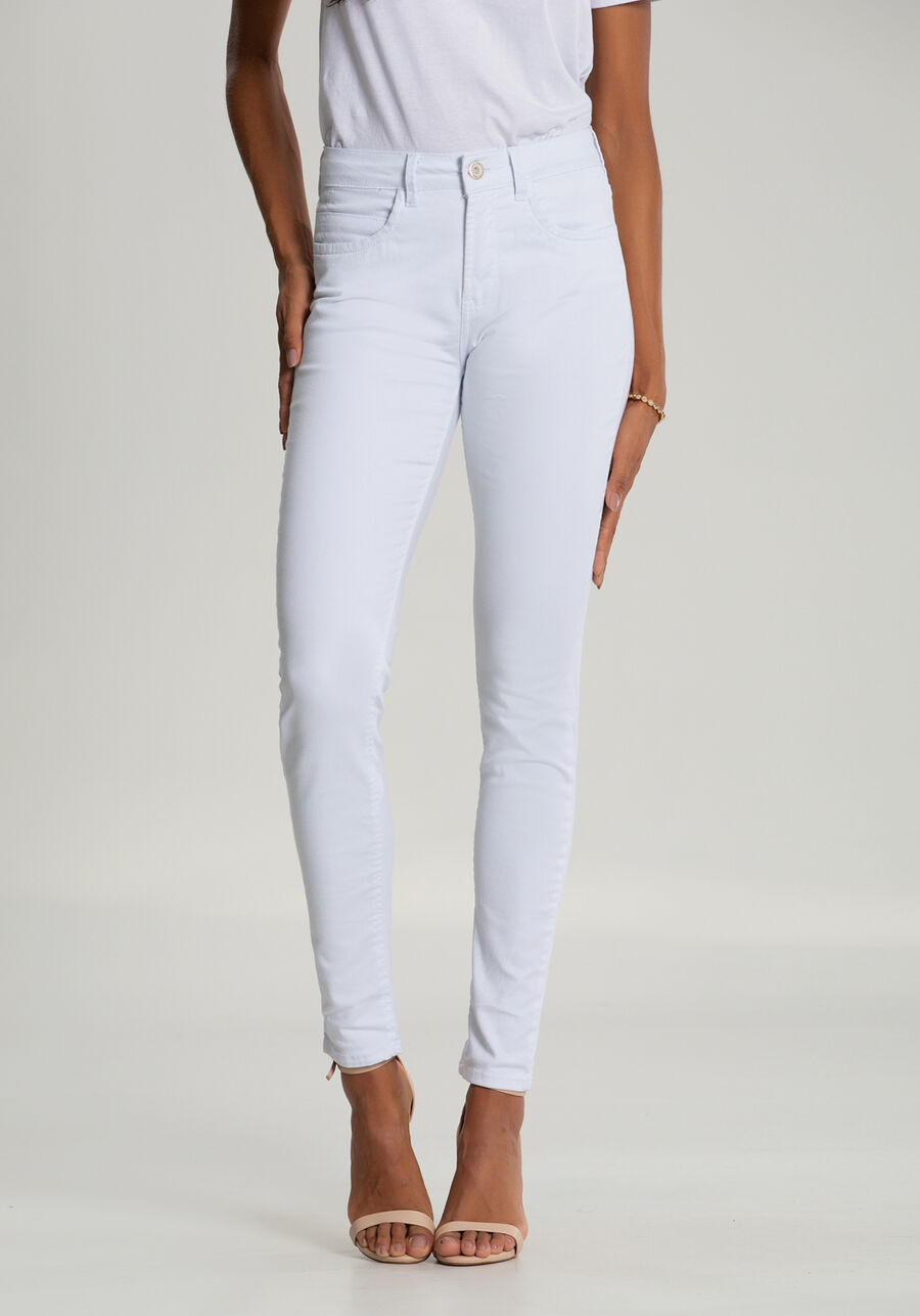 Calça Sarja Skinny Sempre Branco, . Calça Sarja Skinny Sempre Branco, , large.