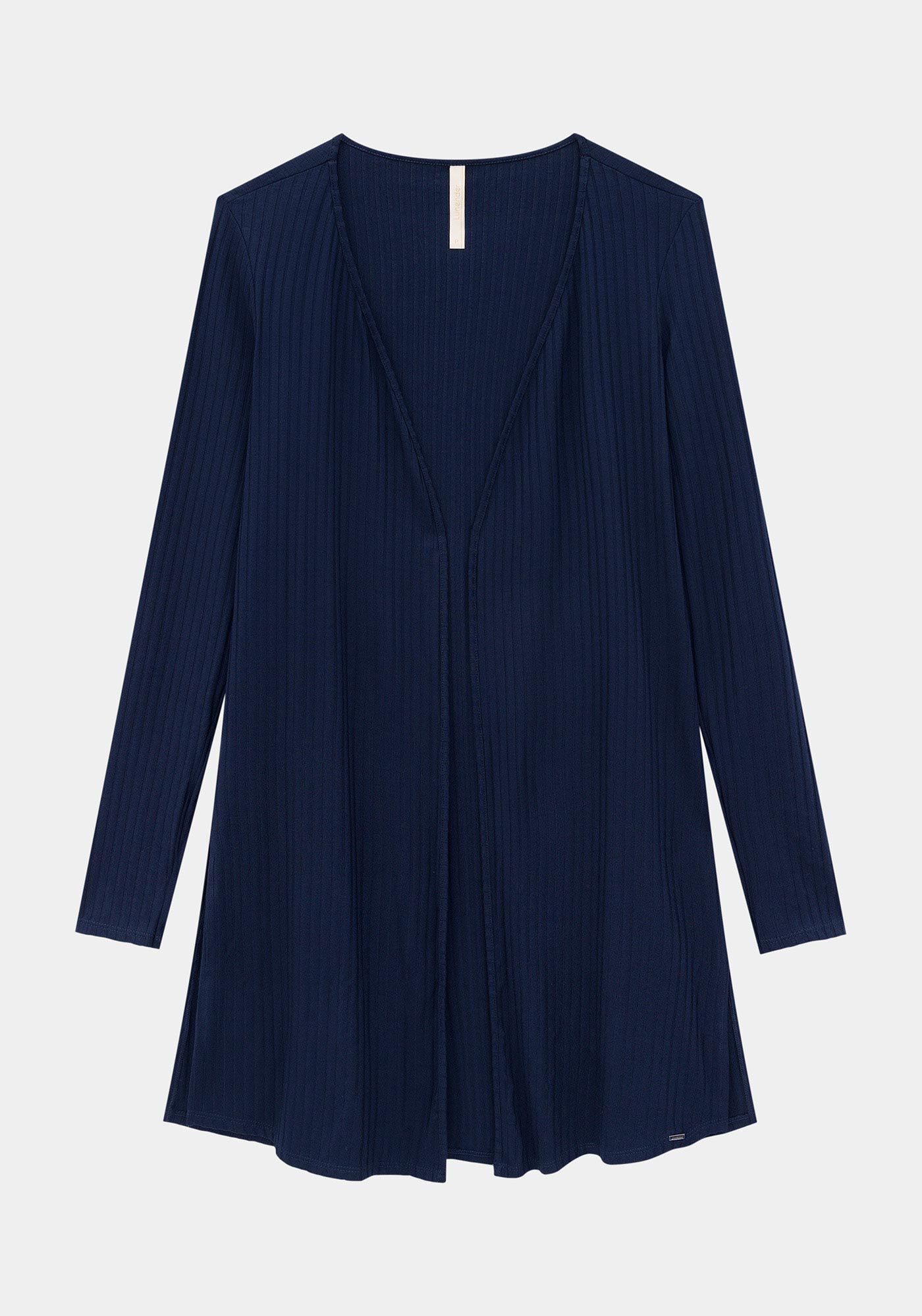 Cardigan Alongado Abertura Lateral, MARINHO ACTION, large.