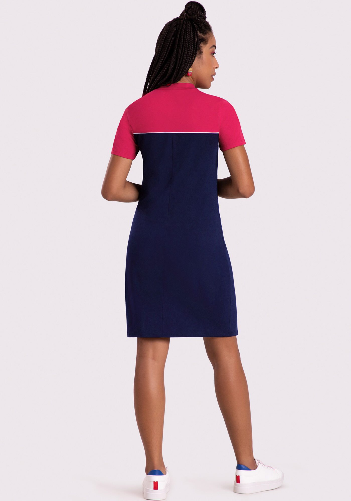 Vestido de 2025 cotton curto