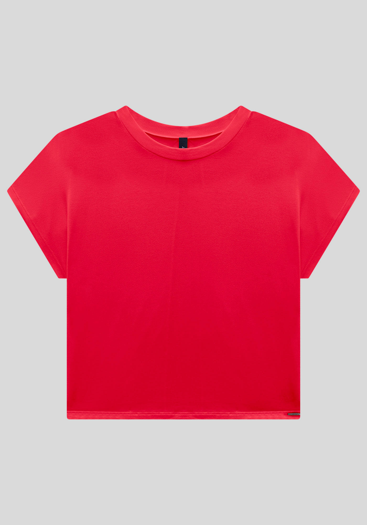 Blusa em Manga Viscose com Manga Curta, , large.