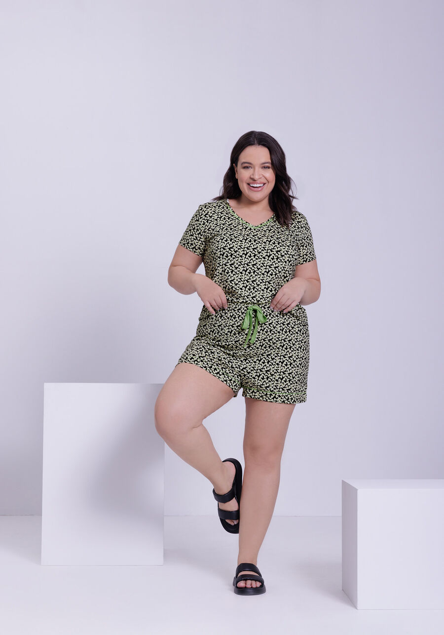 Pijama Estampado Plus Size em Malha Viscose, . Pijama Estampado Plus Size em Malha Viscose, , large.