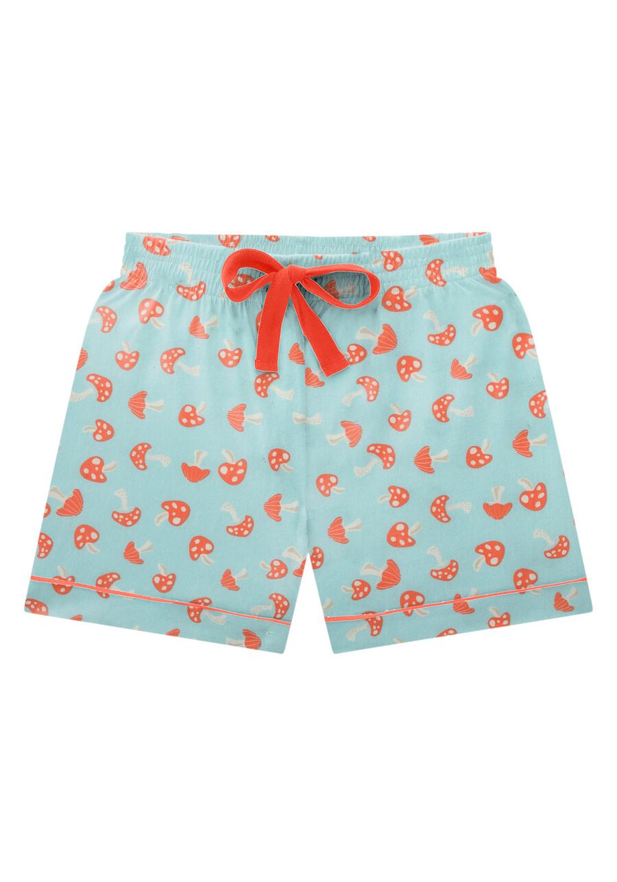Pijama Estampado em Malha com T-Shirt e Shorts, . Pijama Estampado em Malha com T-Shirt e Shorts, , large.