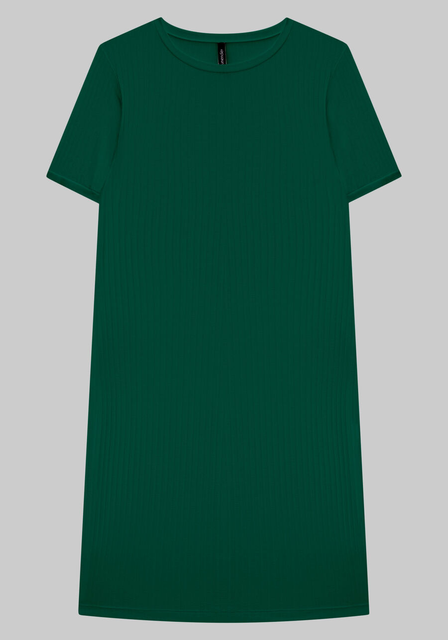 Vestido Curto Canelado Básico De Mangas Curtas Em Malha, . Vestido Curto Canelado Básico De Mangas Curtas Em Malha, , large.
