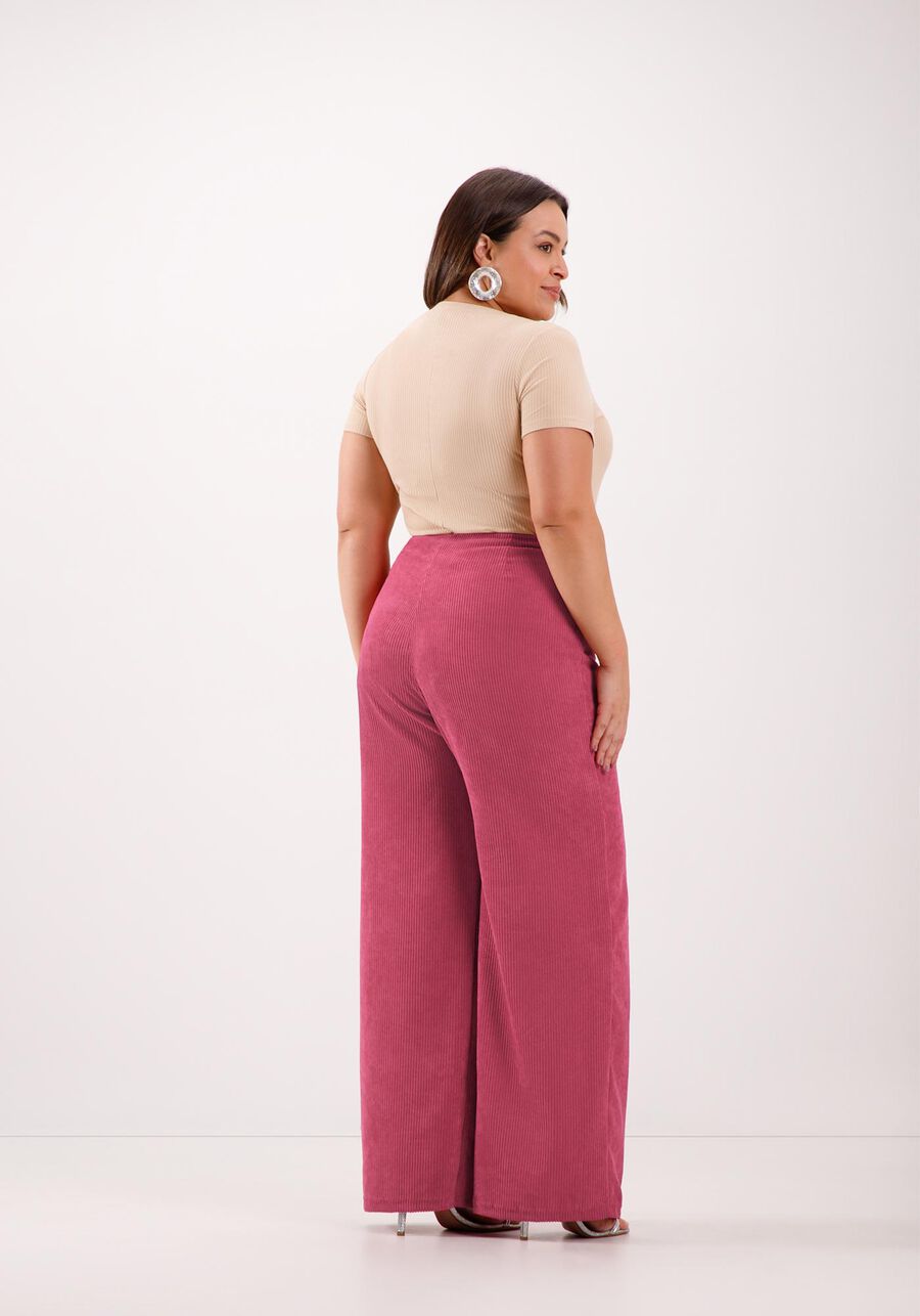 Blusa Básica Em Malha Canelada Com Mangas Curtas E Decote V, . Blusa Básica Em Malha Canelada Com Mangas Curtas E Decote V, , large.