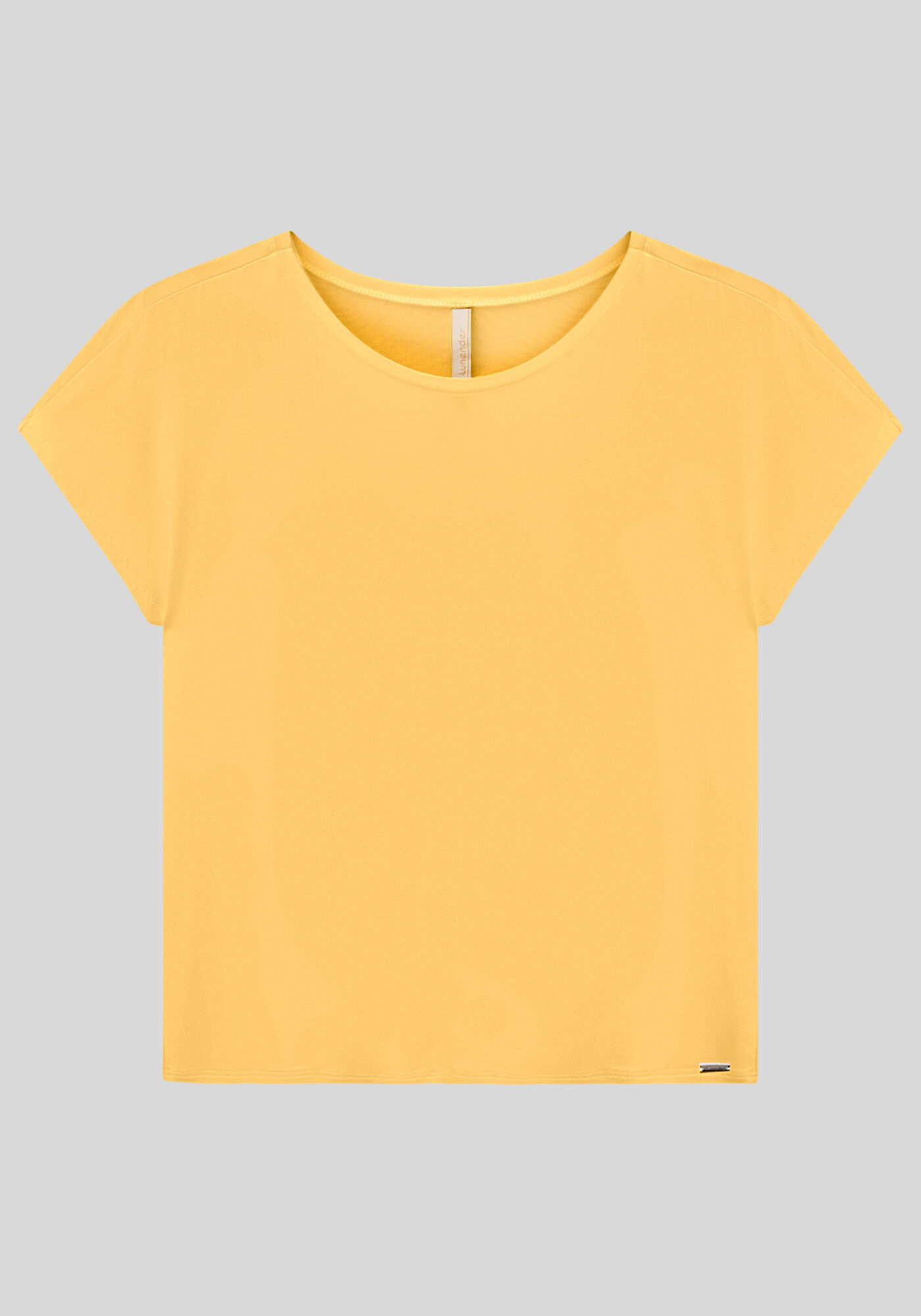Blusa Lisa B&aacute;sica Em Malha De Viscose Com Elastano, , large.