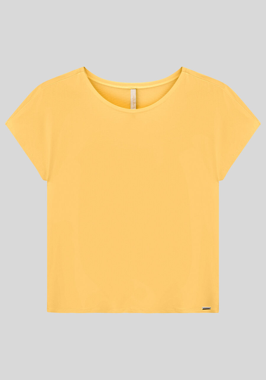 Blusa Lisa Básica Em Malha De Viscose Com Elastano, . Blusa Lisa Básica Em Malha De Viscose Com Elastano, , large.