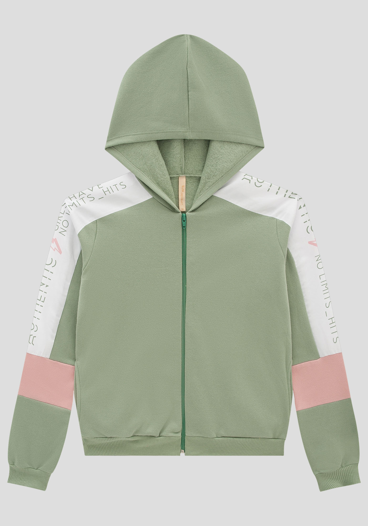 Jaqueta Juvenil em Moletom com Capuz, , large.