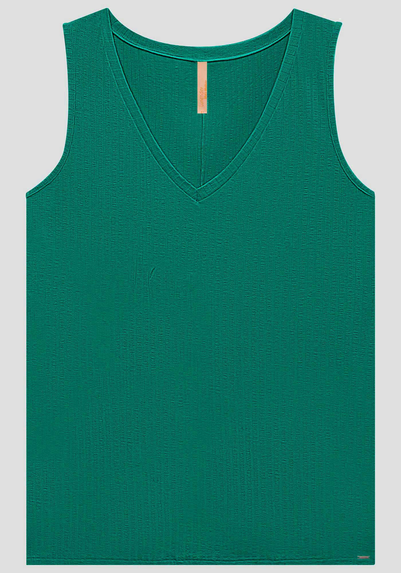 Blusa Regata Canelada De Al&ccedil;as Largas Em Malha De Viscose, , large.