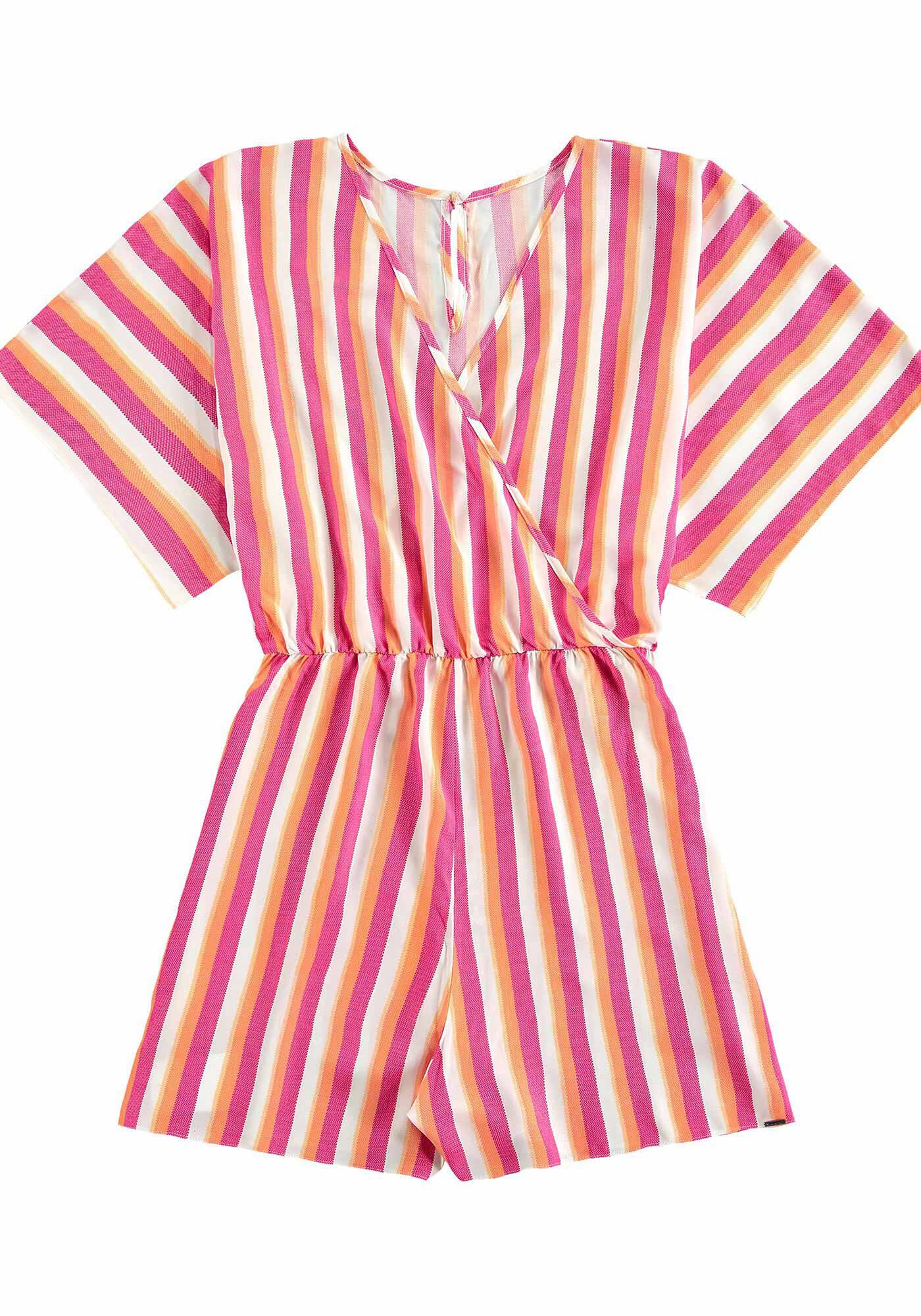 Macaquinho  em Tecido Rayon, ROSA BIKINI, large.