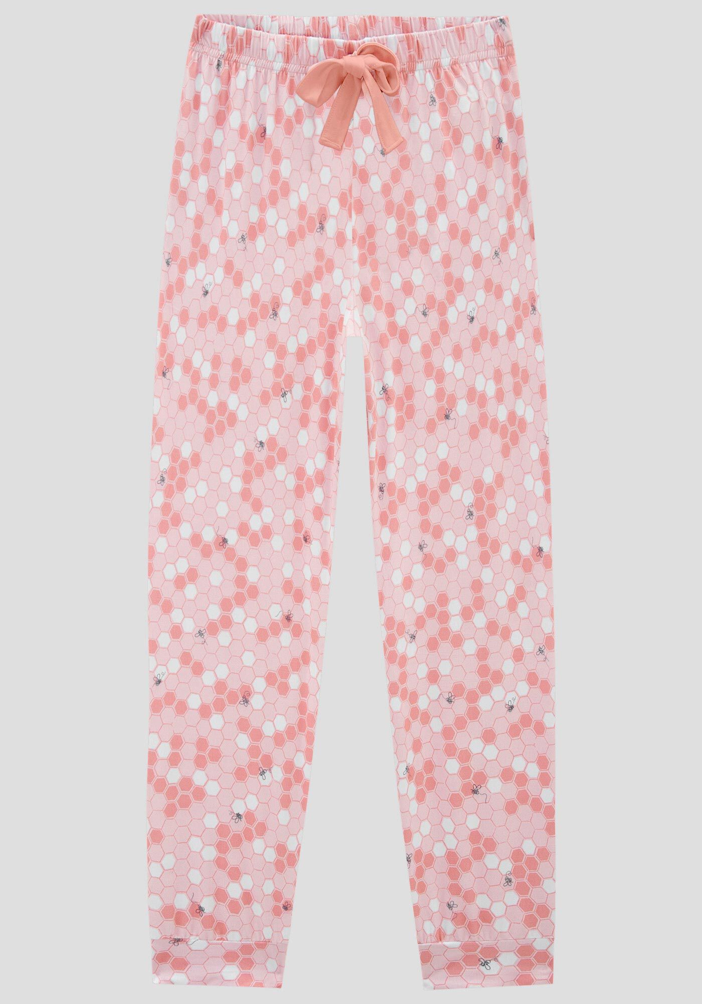 Pijama Juvenil Longo em Tecido com Estampa, , large.