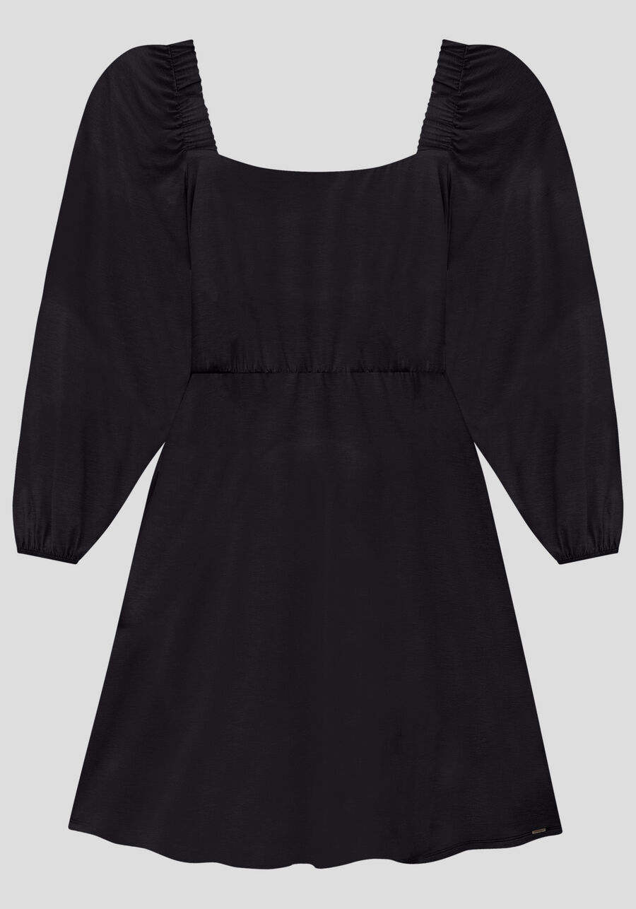 Vestido Plus Size Viscose com Mangas Bufantes, . Vestido Plus Size Viscose com Mangas Bufantes, , large.