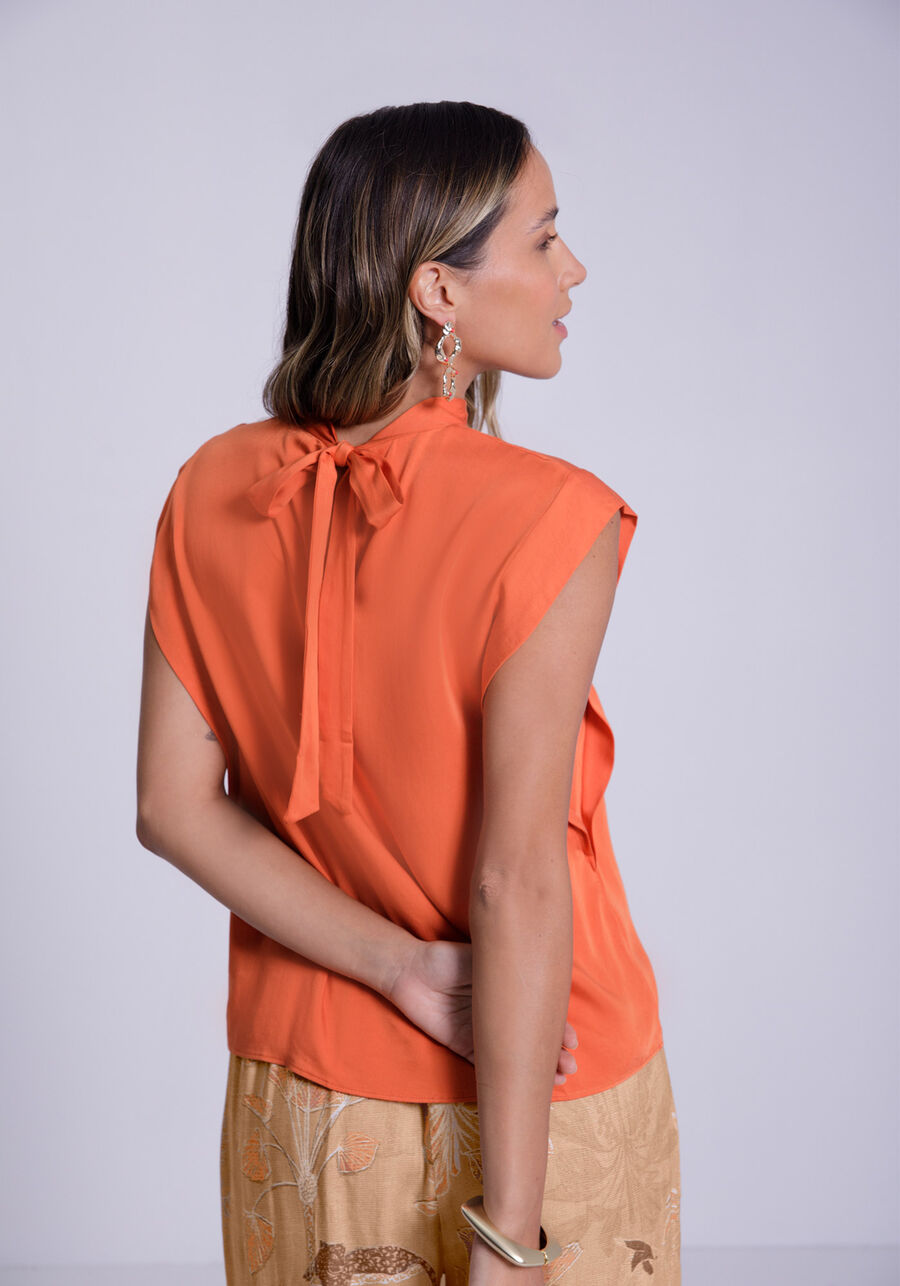 Shorts Saia em Viscose com Detalhe Cós, . Shorts Saia em Viscose com Detalhe Cós, , large.