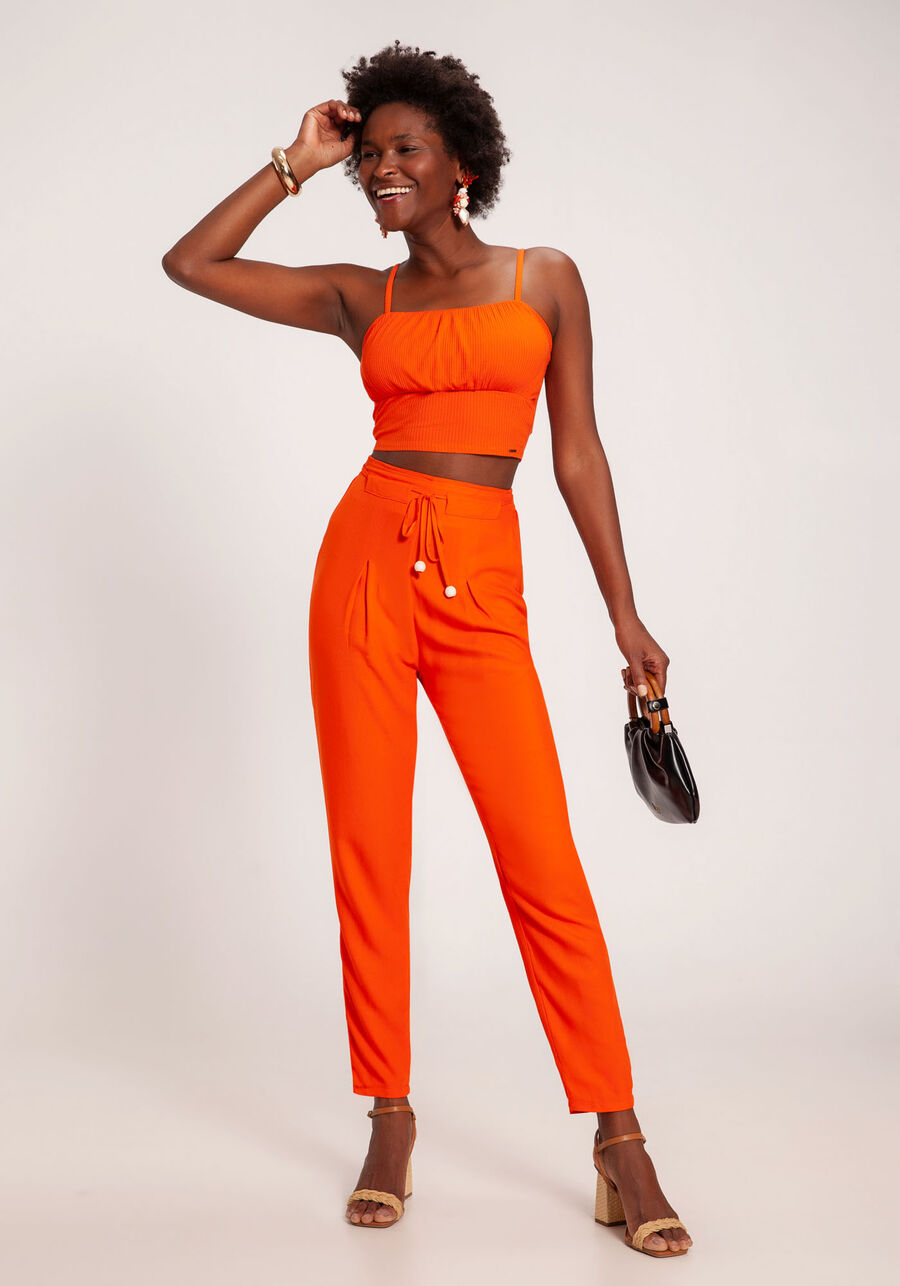 Blusa Cropped Canelada com Busto Franzido, . Blusa Cropped Canelada com Busto Franzido, , large.