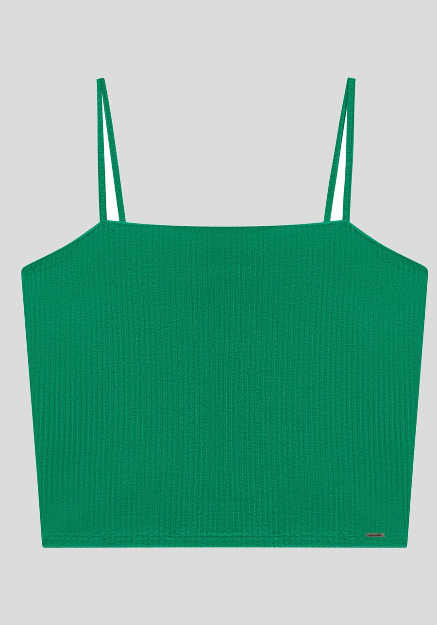 Blusa Regata Curta De Alças Finas Em Malha Canelada, . Blusa Regata Curta De Alças Finas Em Malha Canelada, , large.