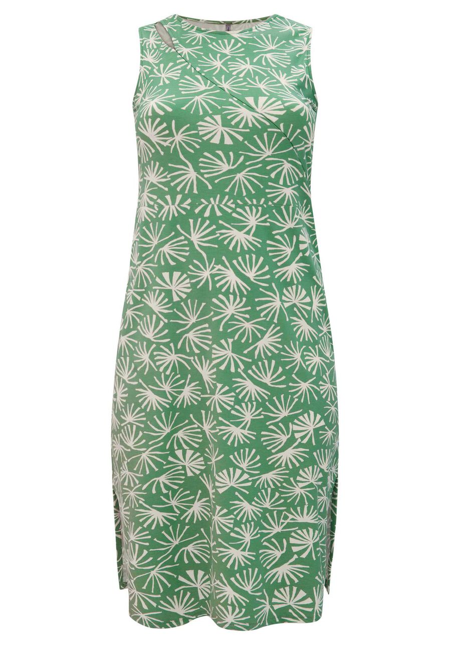 Vestido Midi Sem Mangas Com Recorte No Ombro Em Malha Crepe, . Vestido Midi Sem Mangas Com Recorte No Ombro Em Malha Crepe, , large.