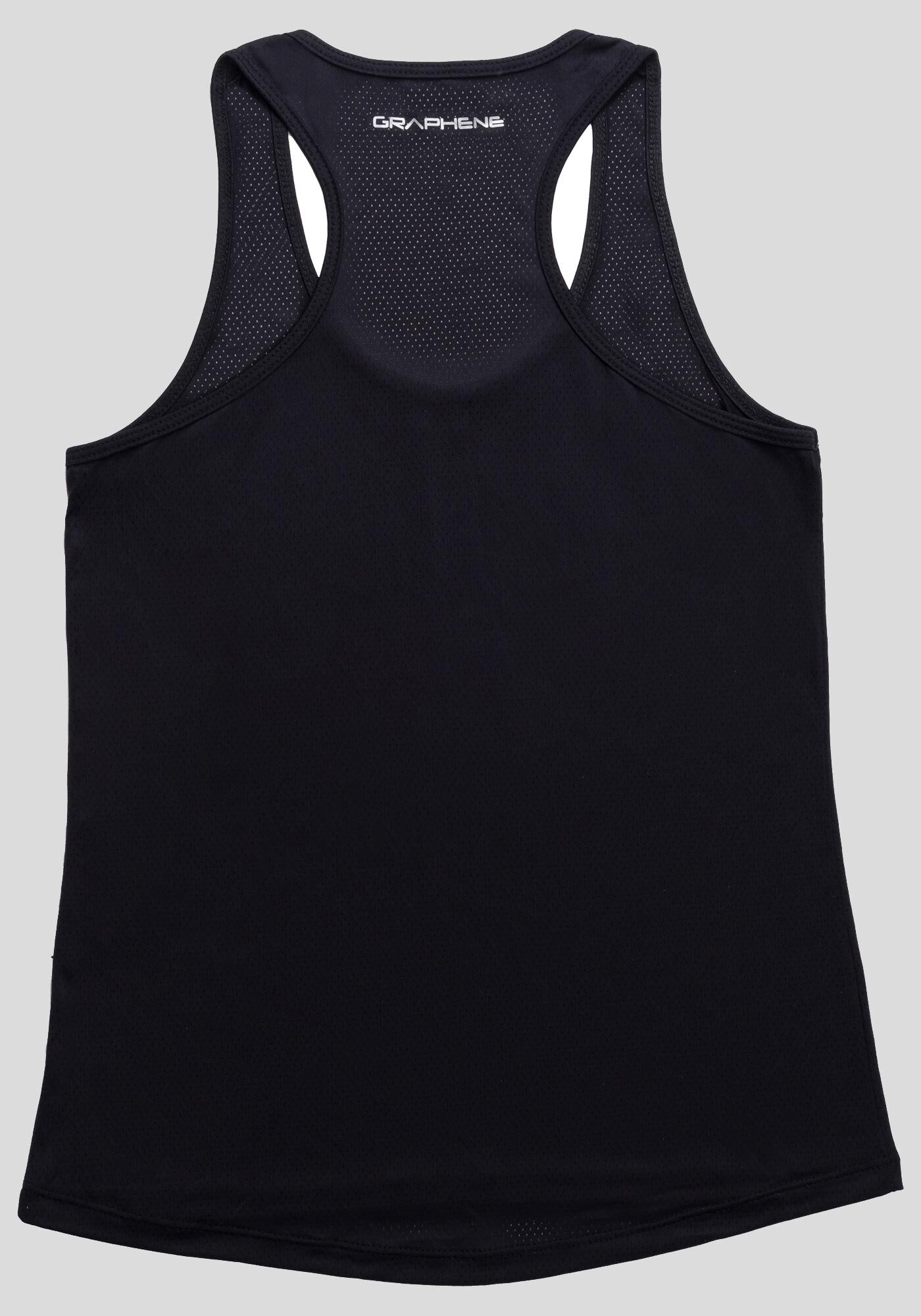 Blusa Regata Nadador B&aacute;sica Em Malha De Poliamida, PRETO REATIVO, large.