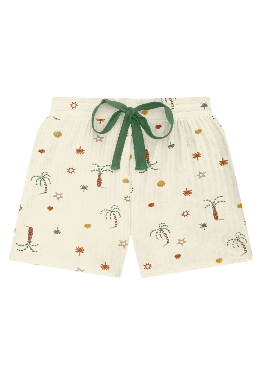 Pijama Canelado Estampado com Regata e Shorts, . Pijama Canelado Estampado com Regata e Shorts, , large.