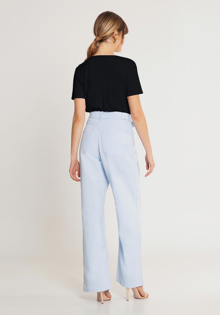 Blusa Básica Lisa De Mangas Curtas Em Malha De Viscose, . Blusa Básica Lisa De Mangas Curtas Em Malha De Viscose, , large.