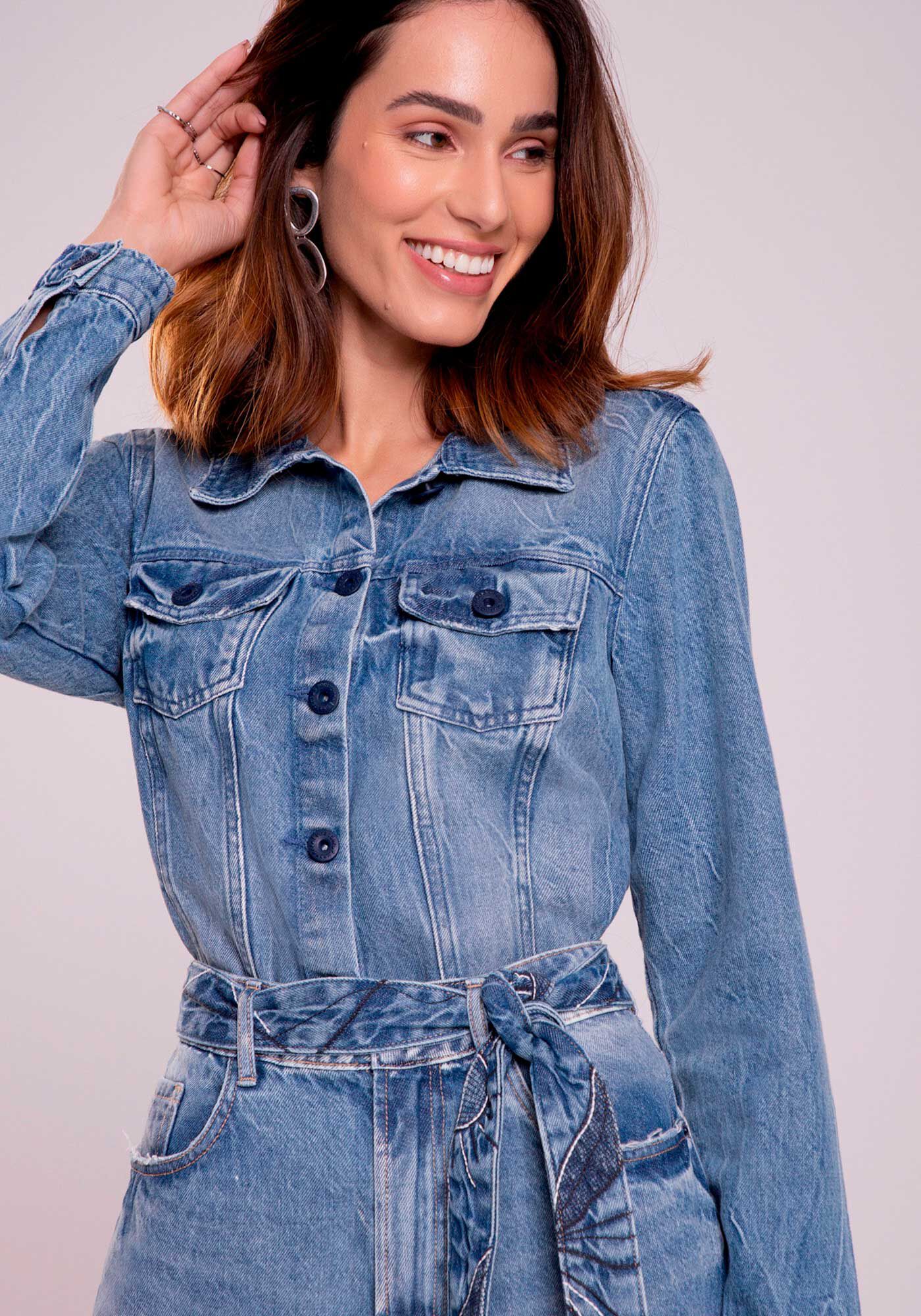 Jaqueta jeans top no mercadolivre