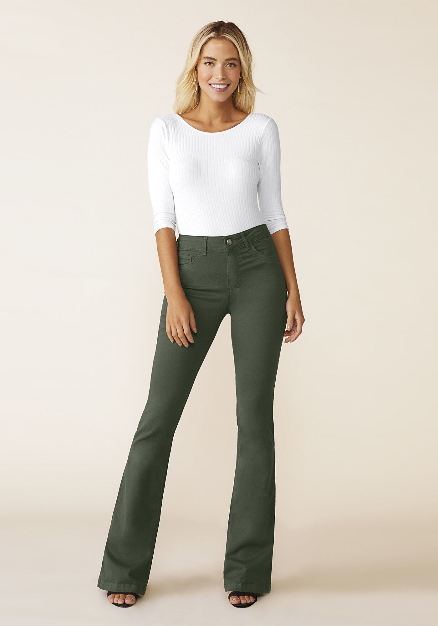 Calça sarja com elastano sales