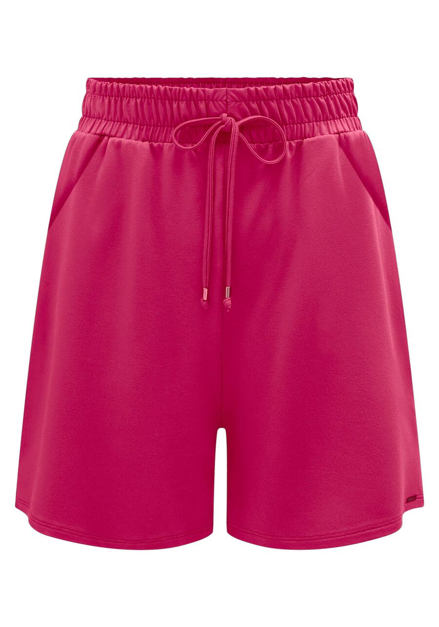 Shorts Com Cadarço E Bolsos Em Malha Responsável, . Shorts Com Cadarço E Bolsos Em Malha Responsável, , large.