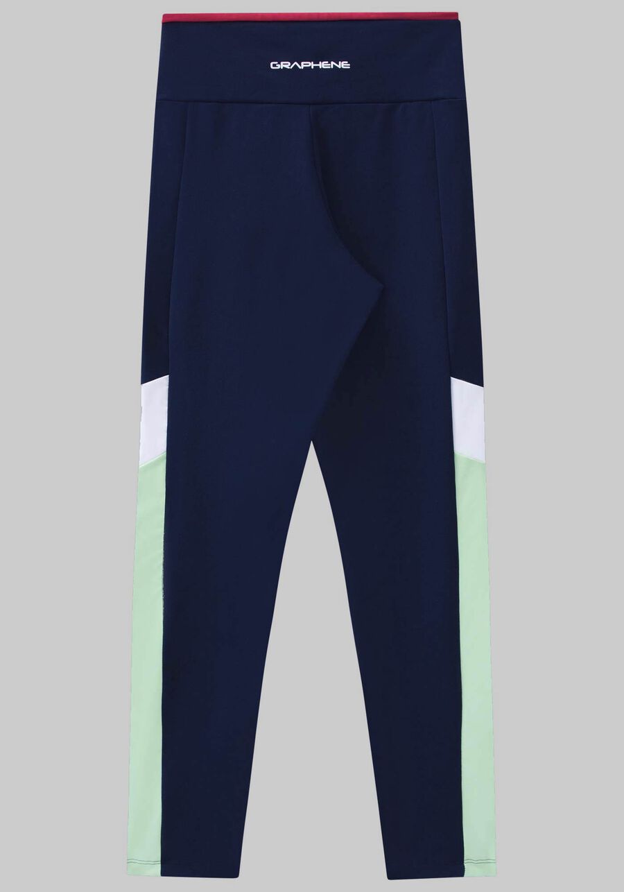 Calça Legging com Detalhe Cós, MARINHO ACTION. Calça Legging com Detalhe Cós, MARINHO ACTION, large.