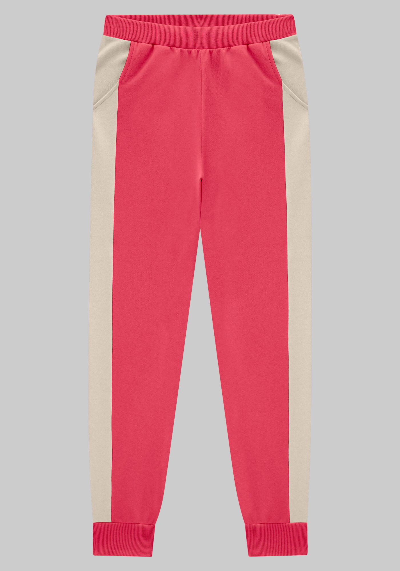 Conjunto Juvenil em Moletom Felpado com Recortes, , large.