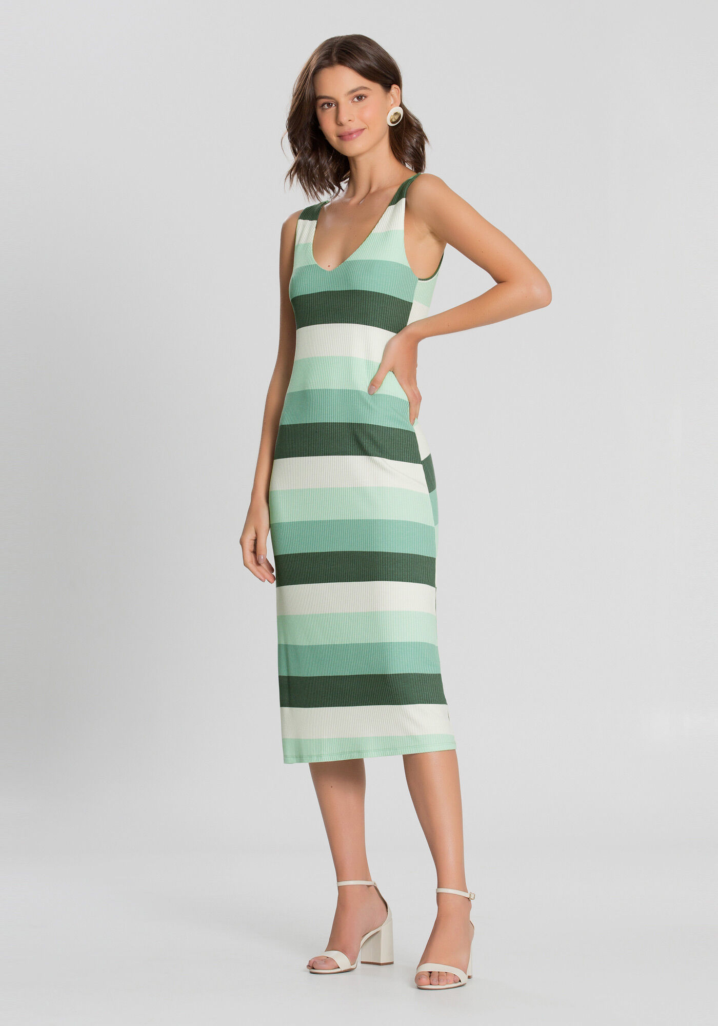 Vestido lunender clearance listrado