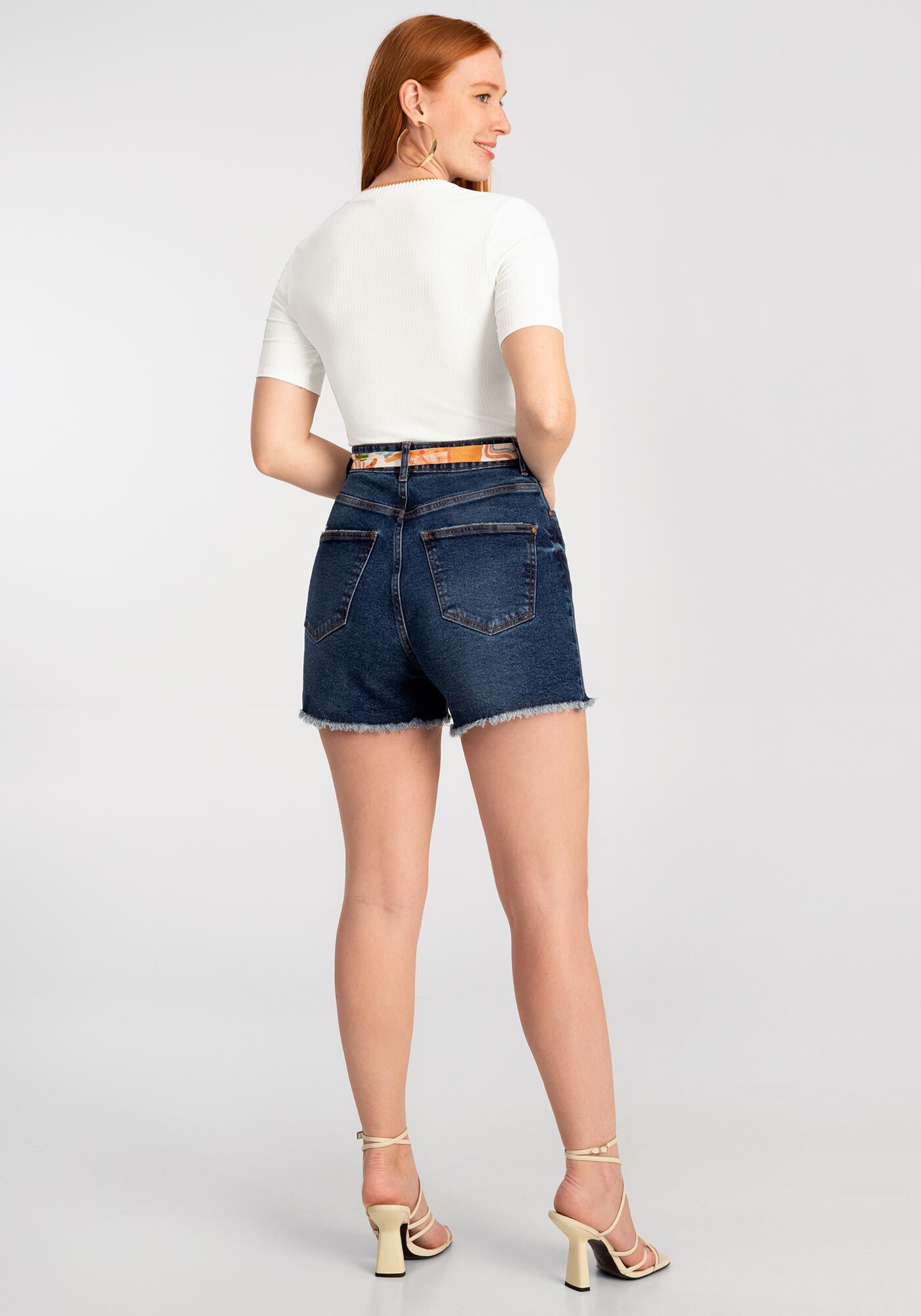 Shorts hotsell jean estampados