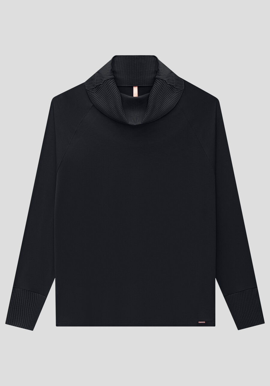 Blusa Plus Size em Viscose com Máxi Gola, . Blusa Plus Size em Viscose com Máxi Gola, , large.