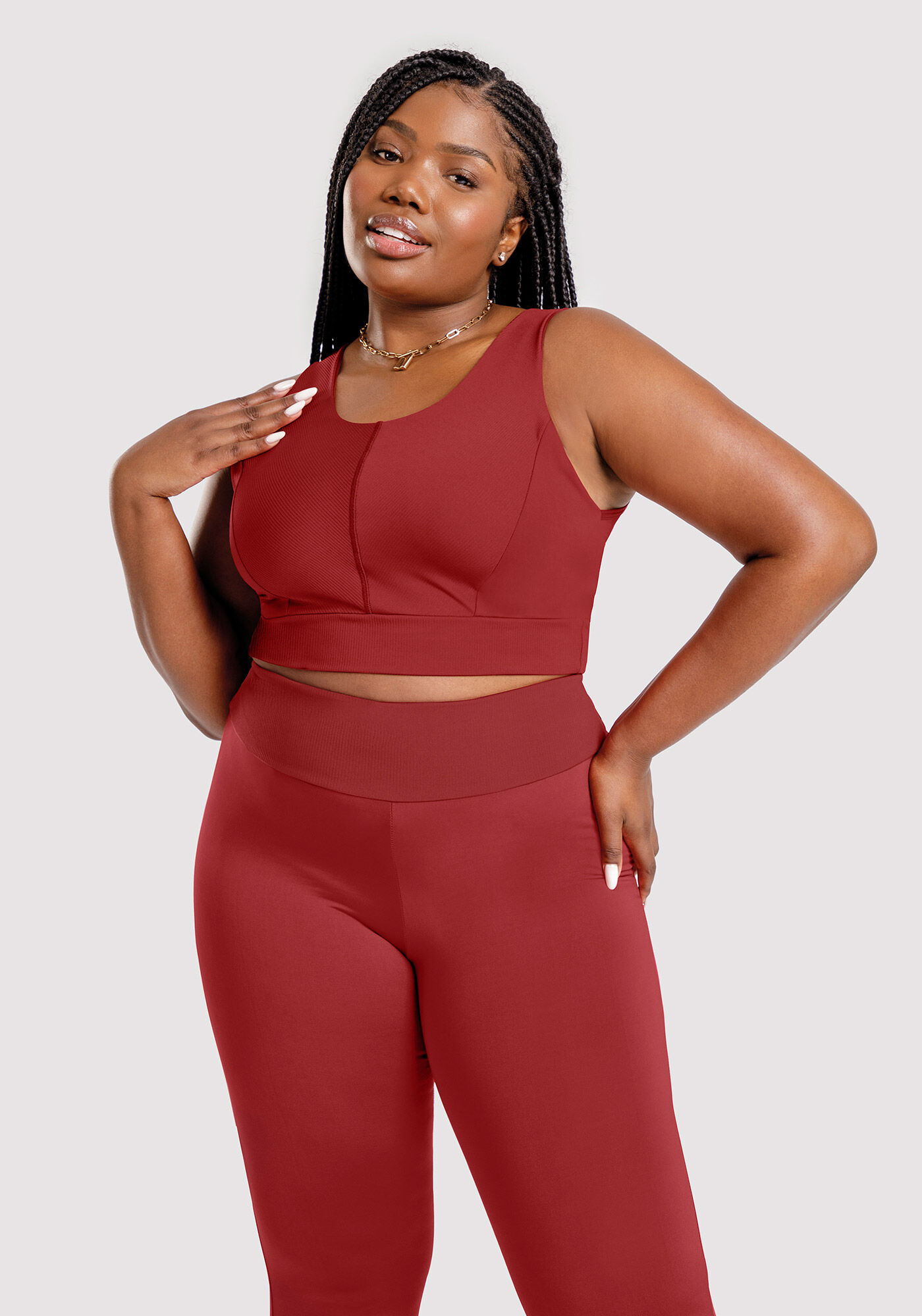 Calça legging cintura alta gg sales