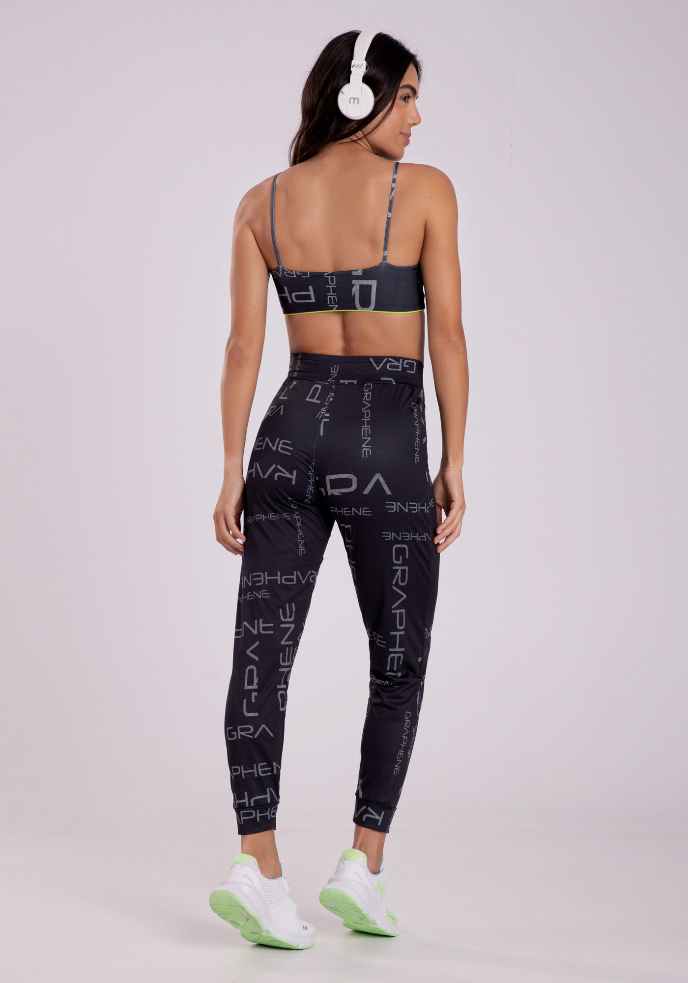 Cal&ccedil;a Jogging Cintura Alta Estampada, , large.