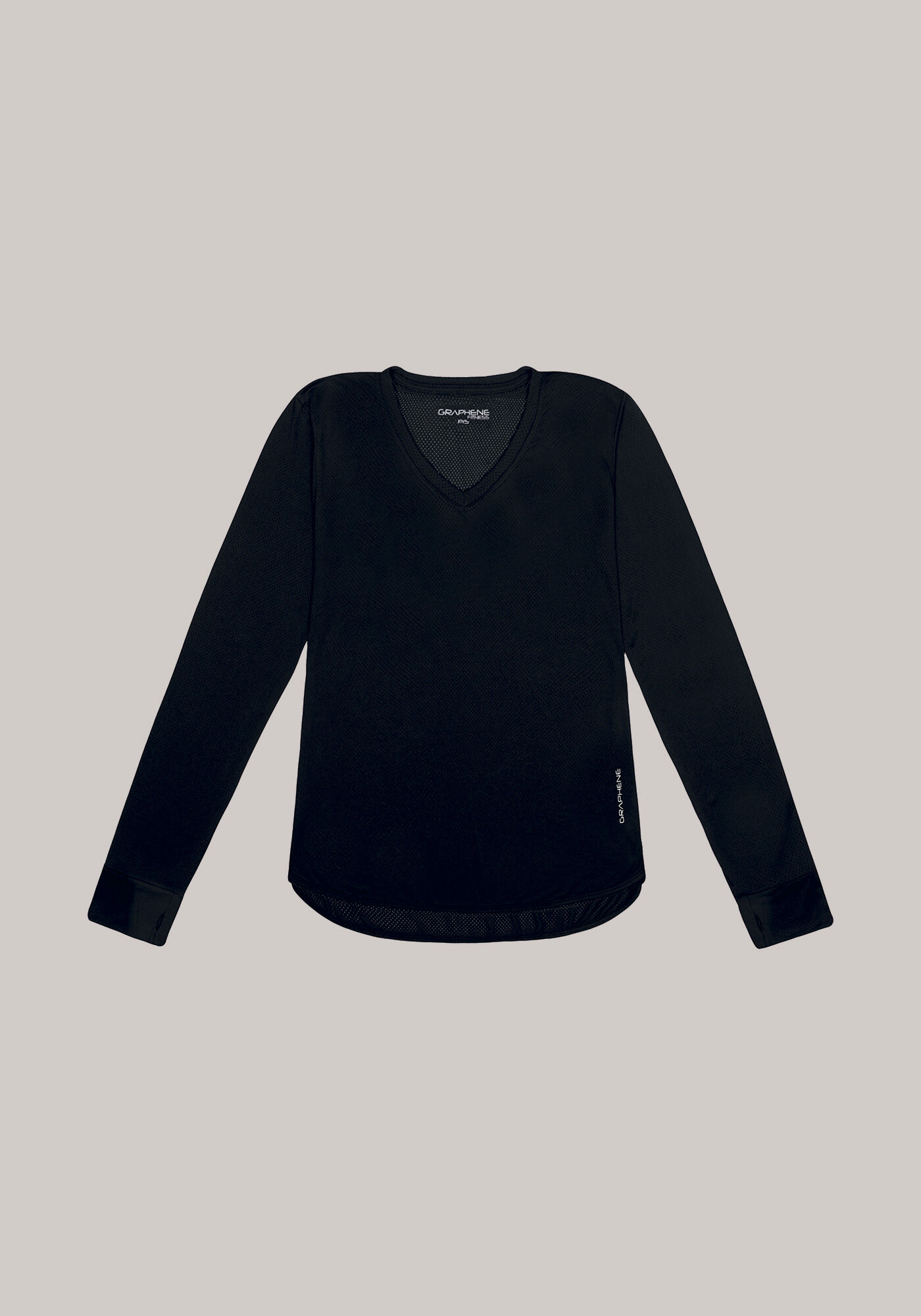 Blusa Manga Longa com Decote V, , large.