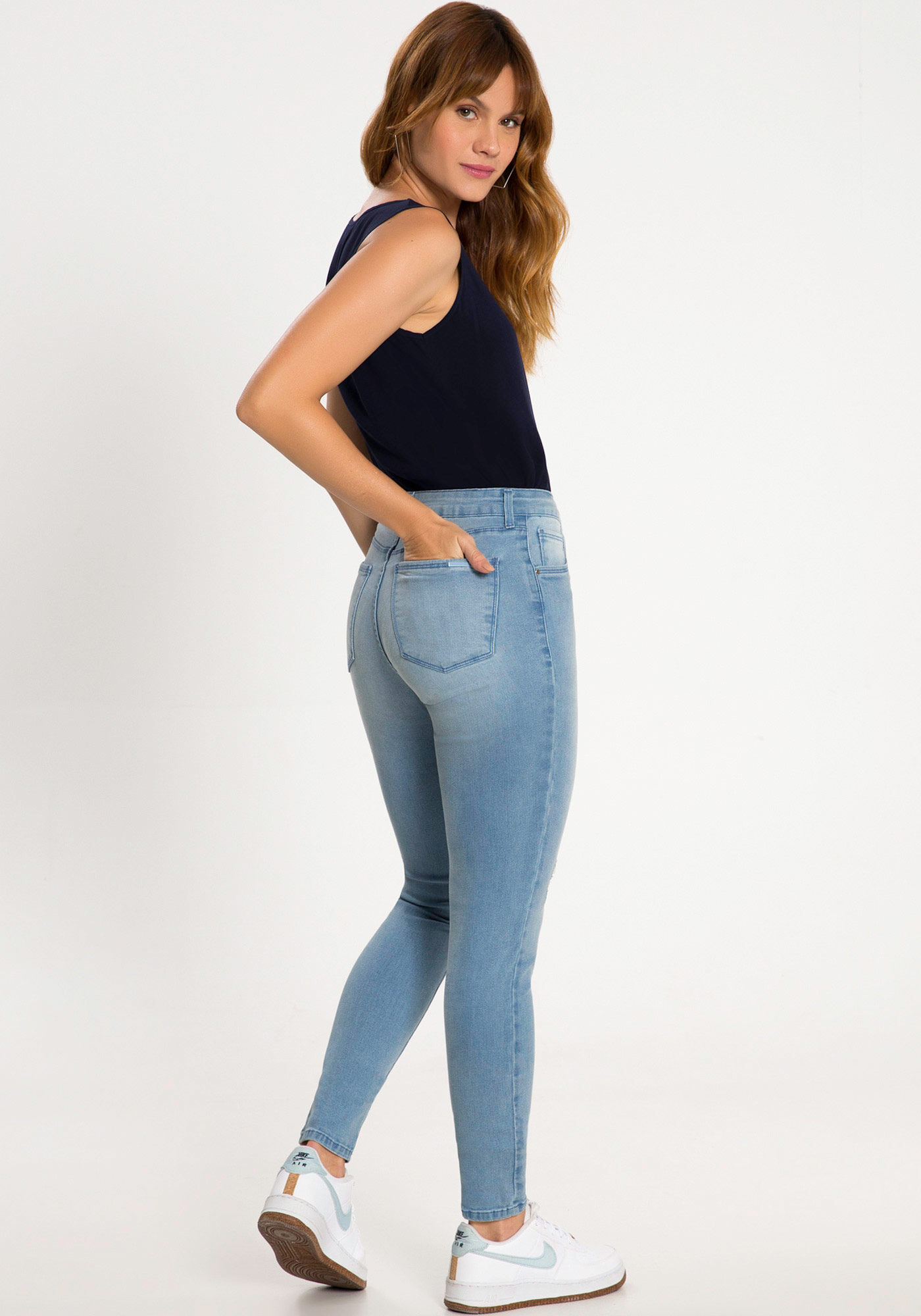 Calça jeans cheap feminina lunender