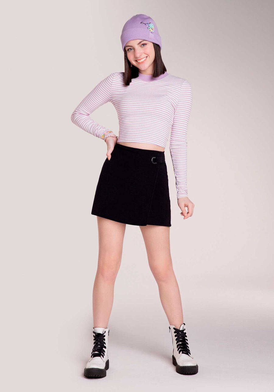 Blusa Listrada Cropped Canelada Juvenil, . Blusa Listrada Cropped Canelada Juvenil, , large.