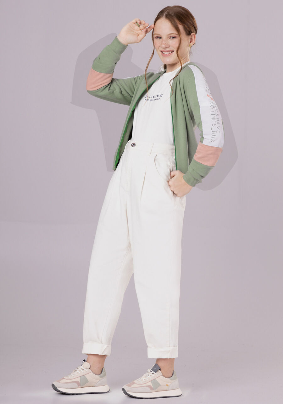 Jaqueta Juvenil em Moletom com Capuz, . Jaqueta Juvenil em Moletom com Capuz, , large.