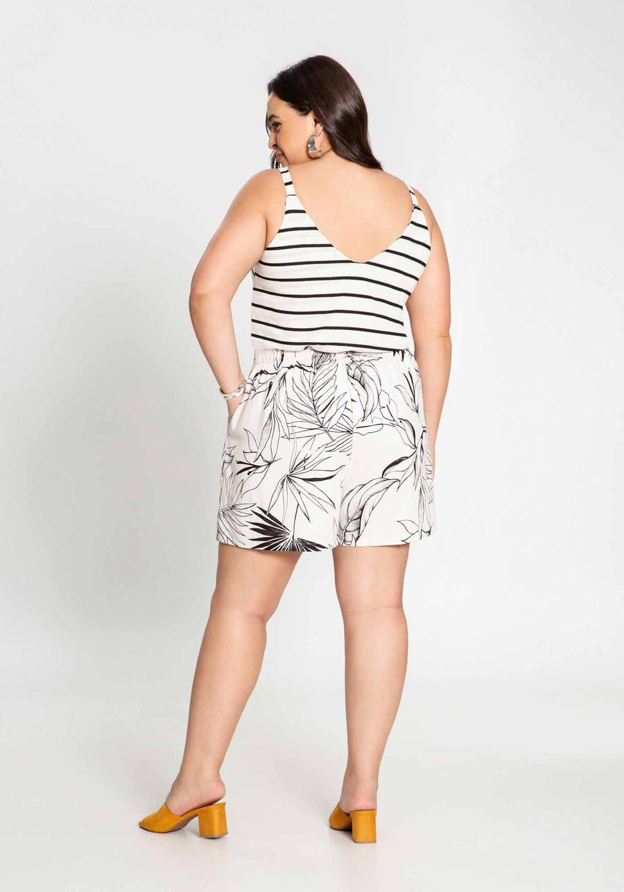 Blusa Plus Size Listrada Lino Glam, . Blusa Plus Size Listrada Lino Glam, , large.