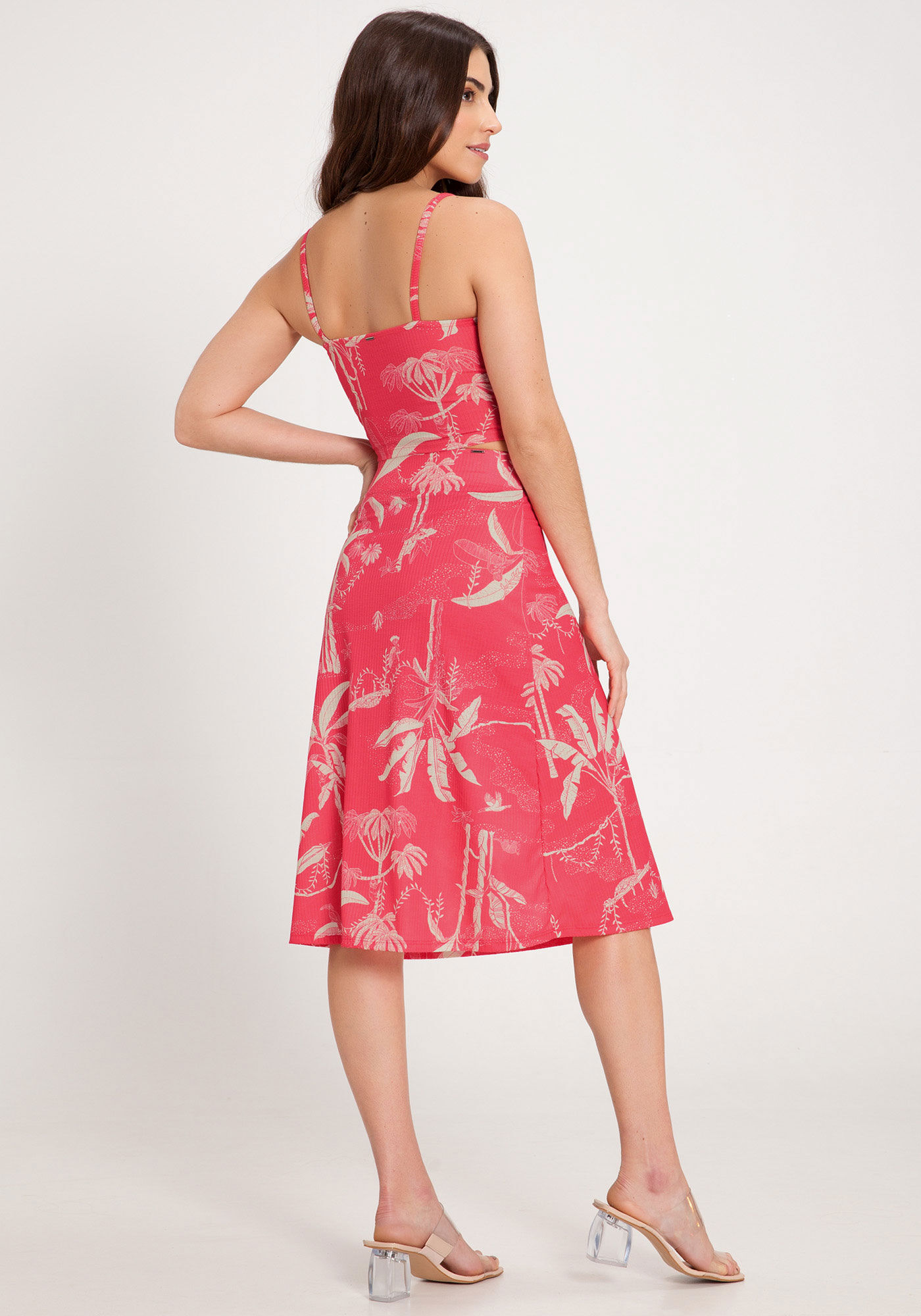 Saia pantacourt estampada sale