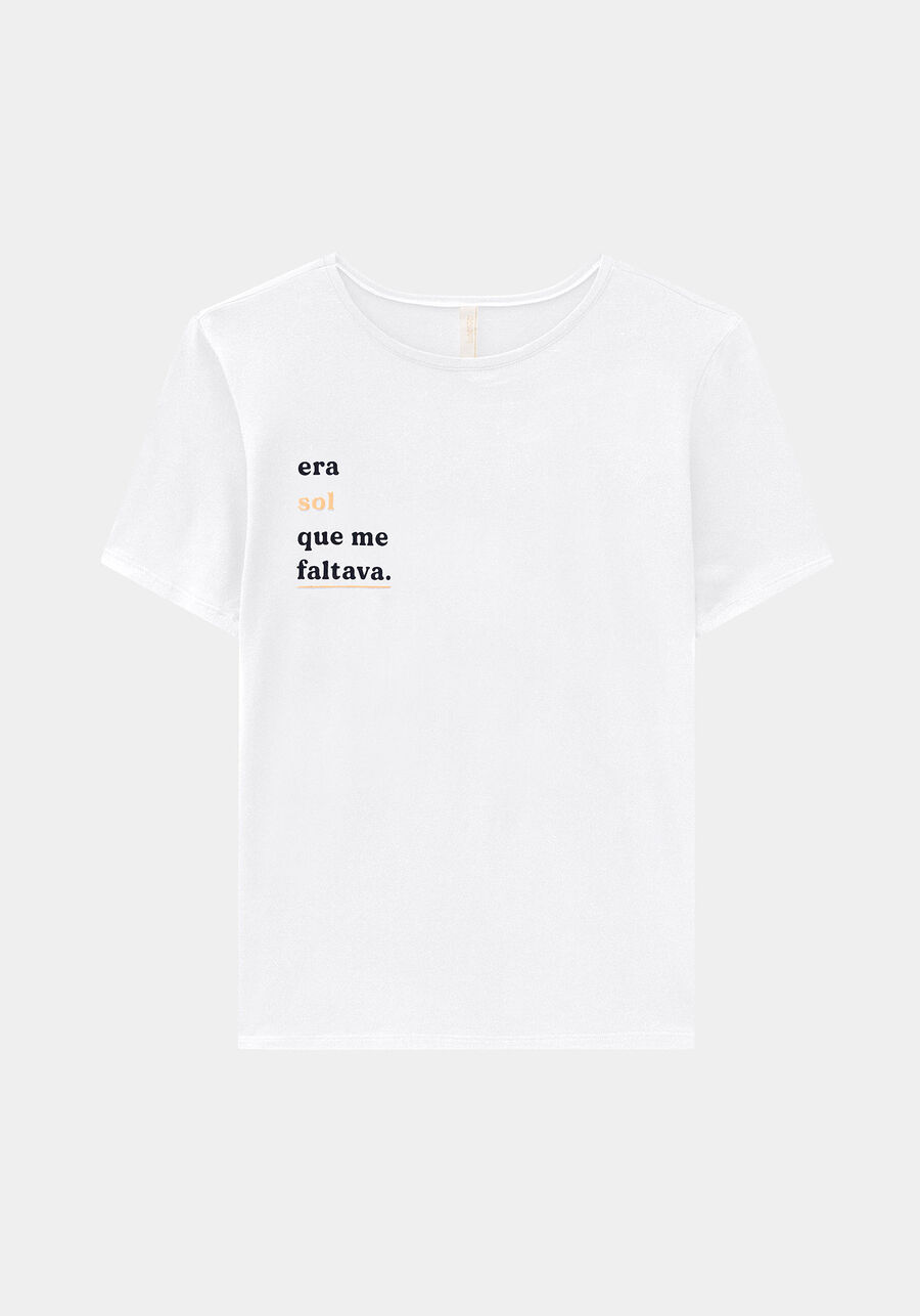 T Shirt Era Sol Malha Viscose Lunender T Shirt Era Sol Malha Viscose Lunender