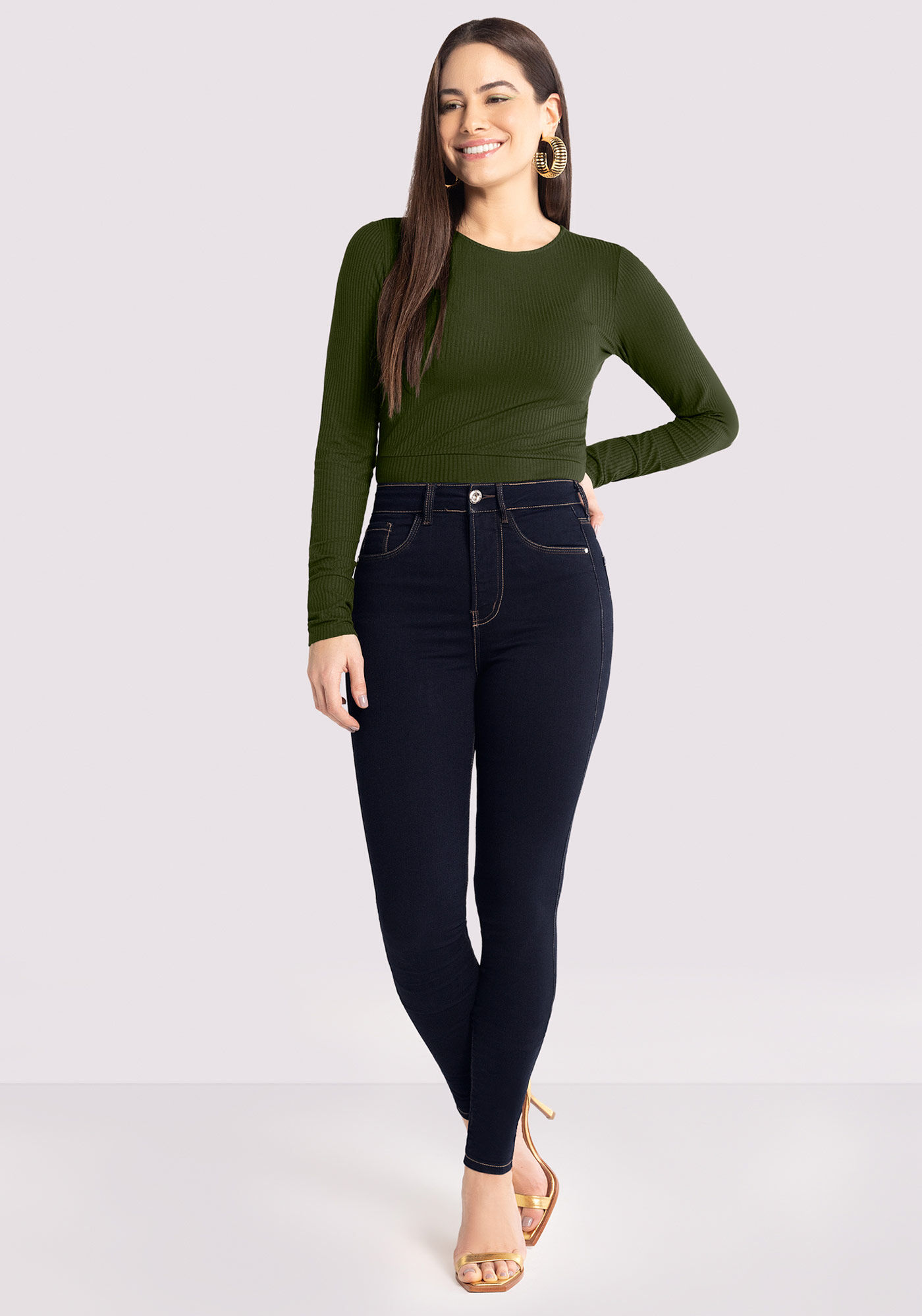 Calça lunender chapa discount barriga preta