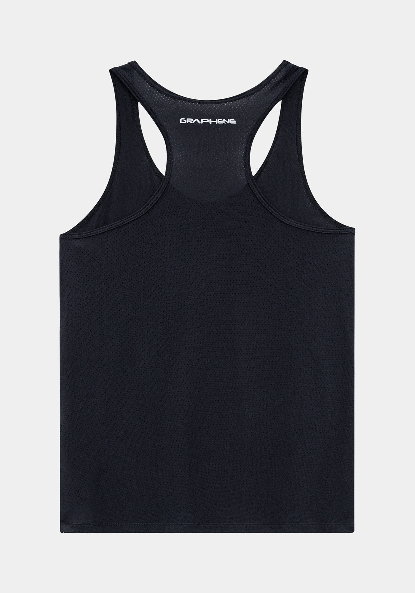 Blusa Regata Nadador B&aacute;sica Em Malha De Poliamida, PRETO REATIVO, large.